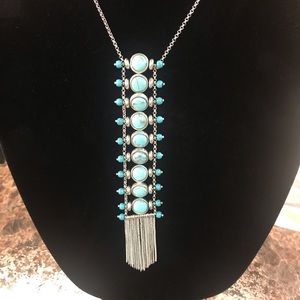 LUCKY BRAND Turquoise Necklace ... 32”